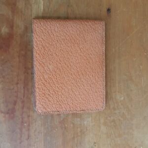 Vintage Coca Cola Mens Orange Pigskin Leather Wallet
